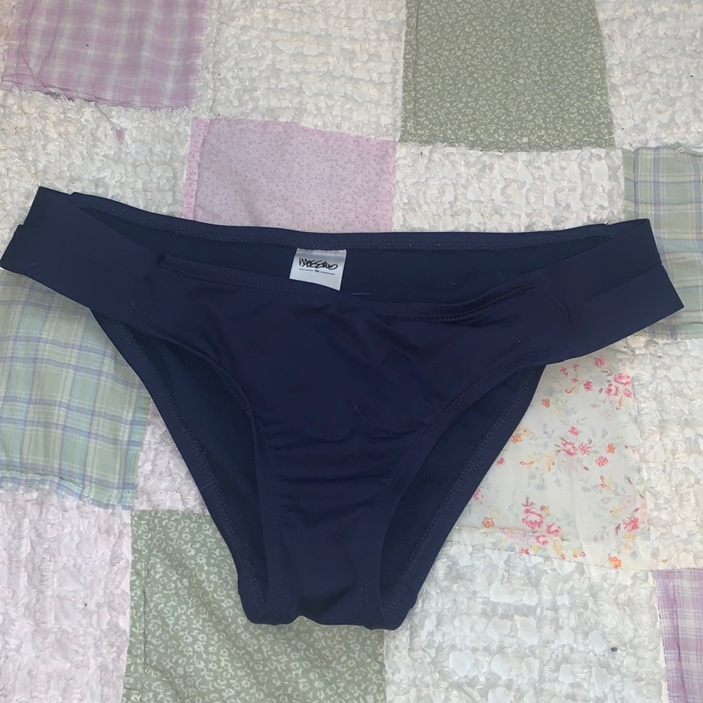 dark navy bikini bottoms- from target but fabric is really thick. never worn